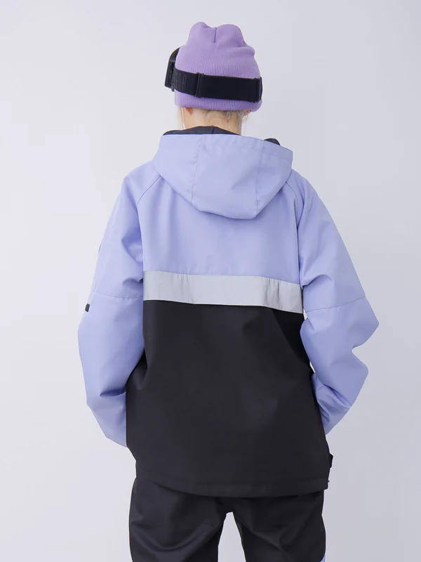 Women's Snowverb Alpine Ranger Colorblock Anorak Snowboard Jacket - Image 4