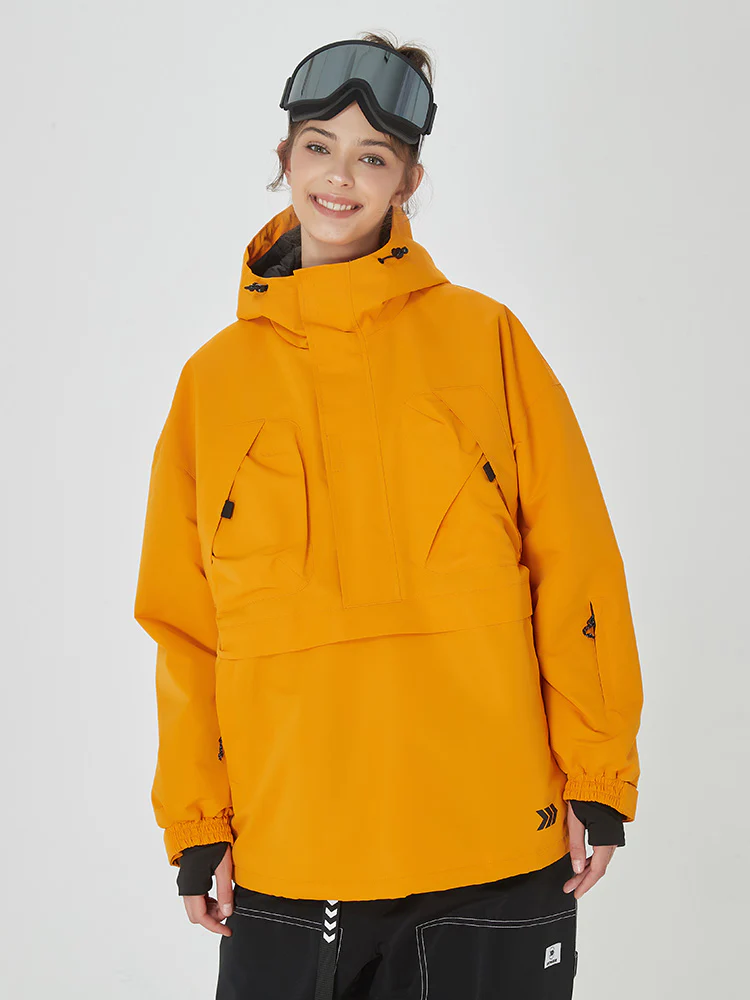 Women's Mountain Freerider Baggy Anorak Snowboard Jacket - Image 10