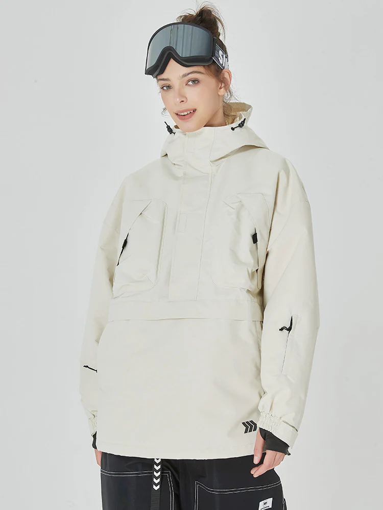 Women's Mountain Freerider Baggy Anorak Snowboard Jacket - Image 3