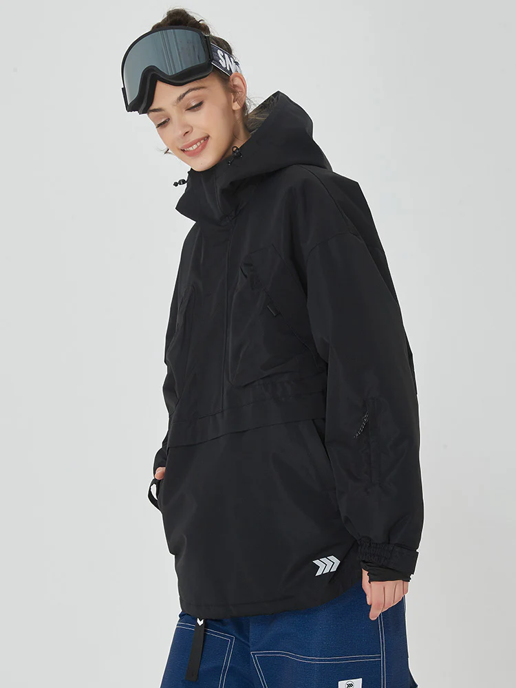 Women's Mountain Freerider Baggy Anorak Snowboard Jacket - Image 6