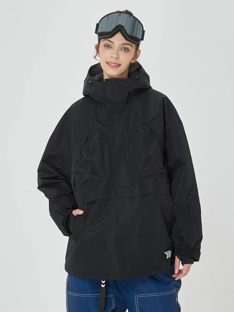 Women's Mountain Freerider Baggy Anorak Snowboard Jacket - Image 7