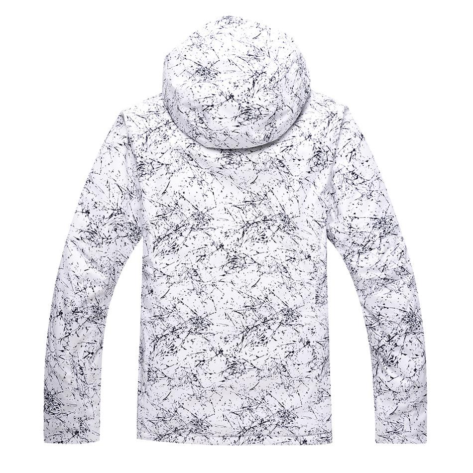 Women's Unisex Snowy Owl Mountain Ice Breaker Waterproof Hooded Ski Jacket - Image 5