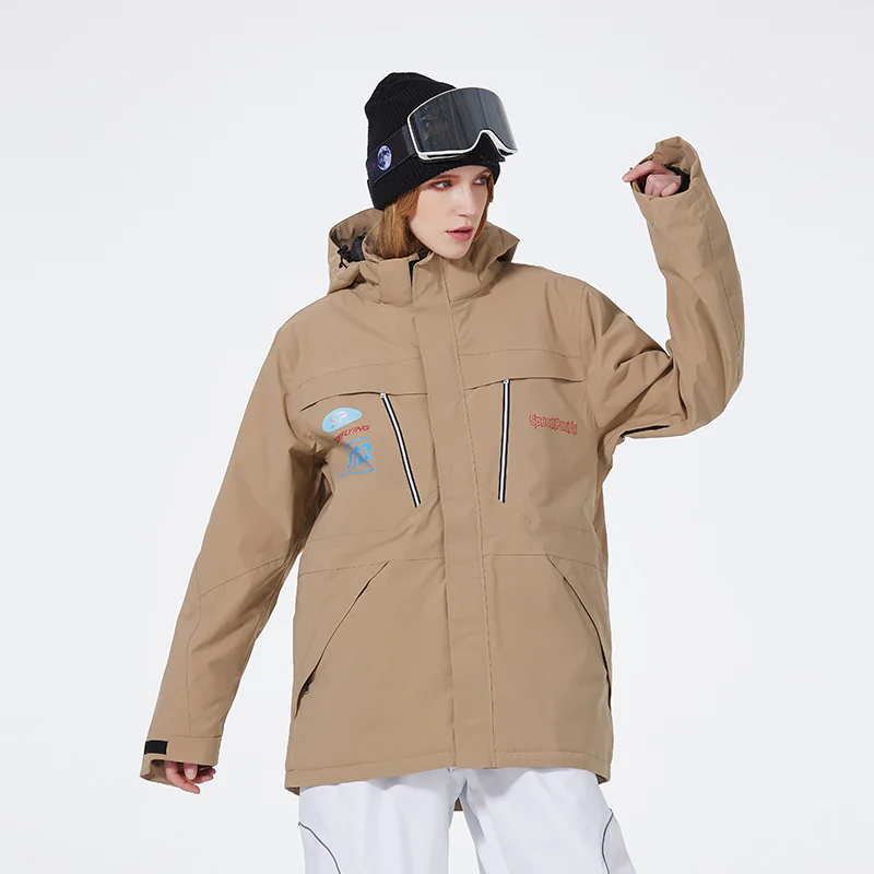 Women's SpeedPanda Mountain Unisex Alpine Avalanche Flare Expedition Snow Jacket - Image 3