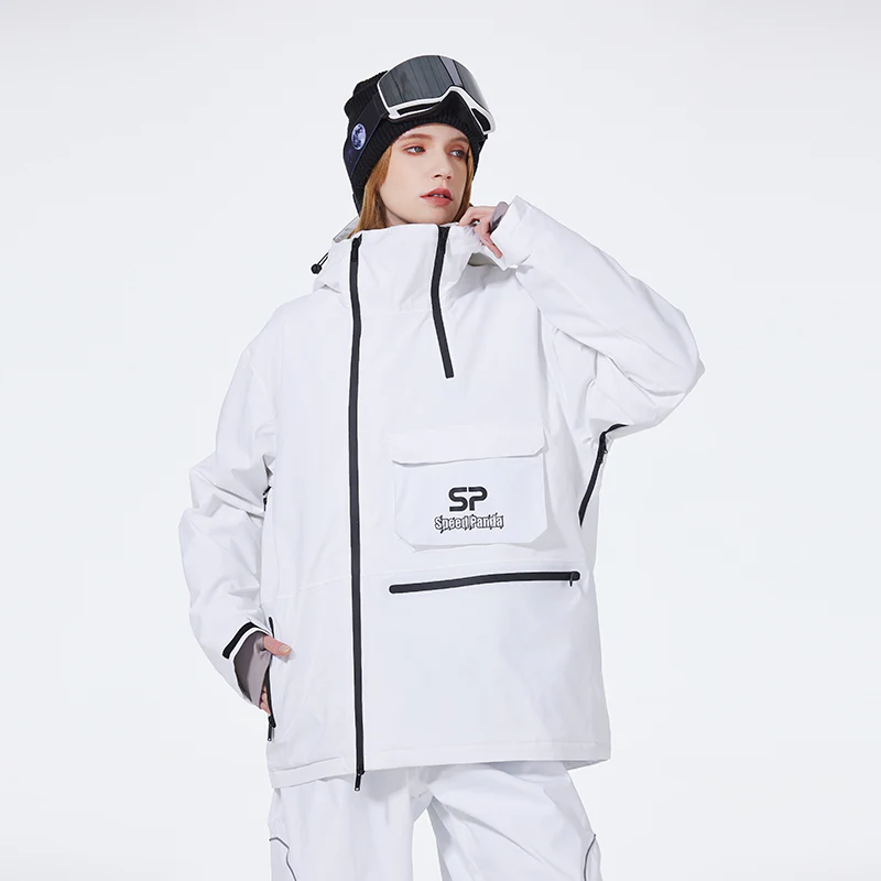 Women's SpeedPanda Mountain Unisex Alpine GlacierPro Extreme Snow Jacket - Image 7