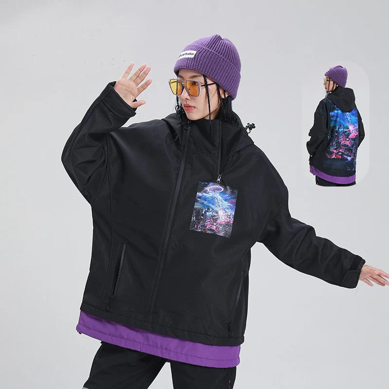 Women's Trendy Thermal Anorak Snow Jacket - Image 4