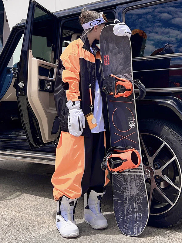 Women's Unisex North White Winter Snow Breaker Snowsuit Jacket & Pants Set - Image 5