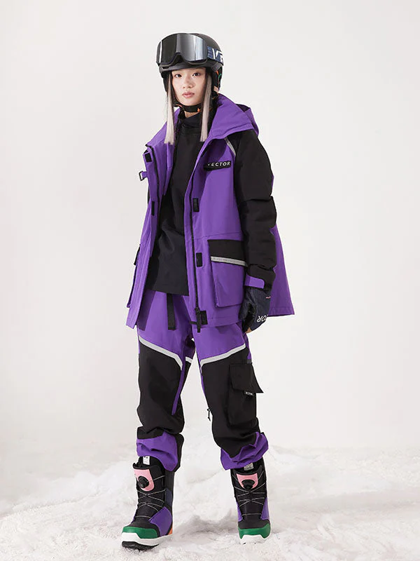 Women's Vector Mountain Defender Two Piece Snowsuit Ski Jumpsuit - Image 3