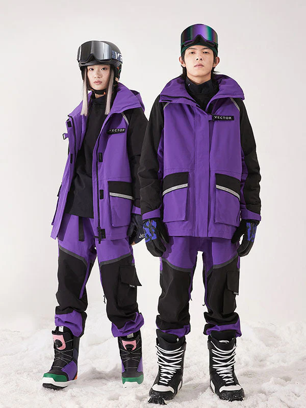 Women's Vector Mountain Defender Two Piece Snowsuit Ski Jumpsuit - Image 4
