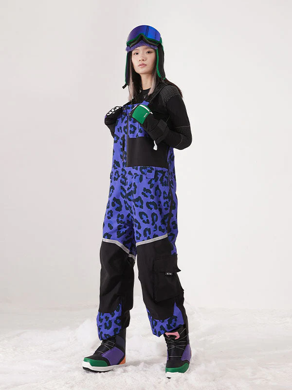 Women's Vector Mountain Discover Colorblock Ski Bibs Pants - Image 3