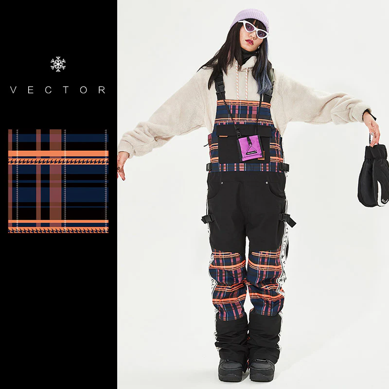 Women's Vector Mountain Queen Insulated Overalls Bib Snow Pants - Image 10