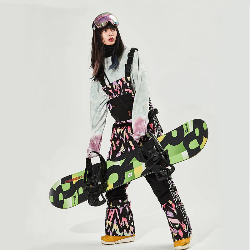 Women's Vector Mountain Queen Insulated Overalls Bib Snow Pants - Image 14