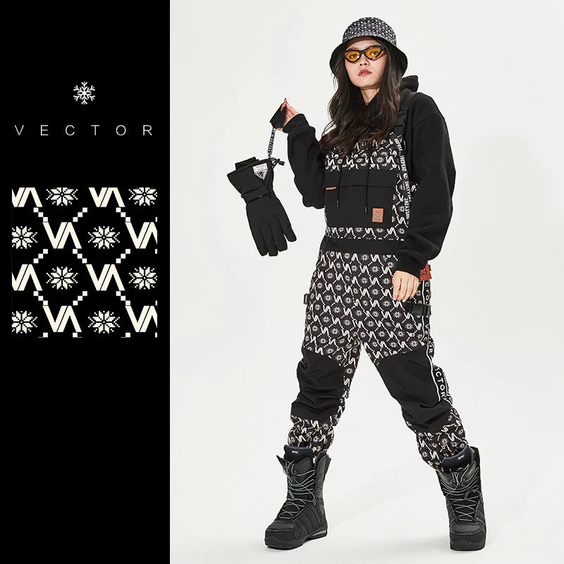 Women's Vector Mountain Queen Insulated Overalls Bib Snow Pants - Image 15