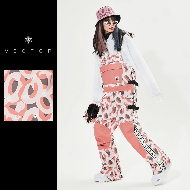 Women's Vector Mountain Queen Insulated Overalls Bib Snow Pants - Image 3
