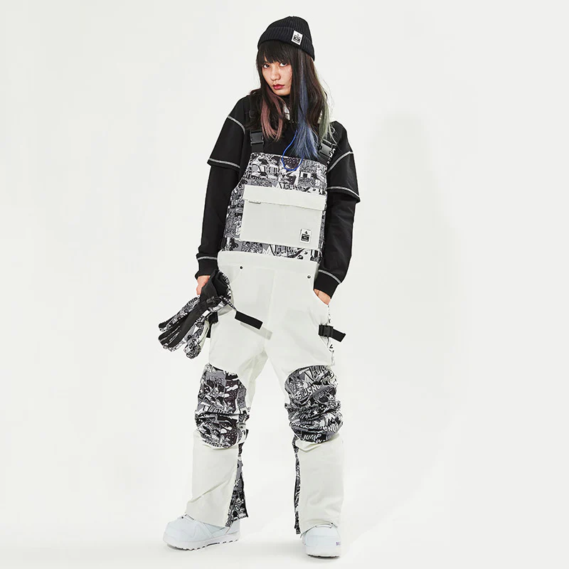 Women's Vector Mountain Queen Insulated Overalls Bib Snow Pants - Image 6