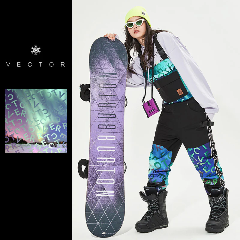 Women's Vector Mountain Queen Insulated Overalls Bib Snow Pants - Image 8