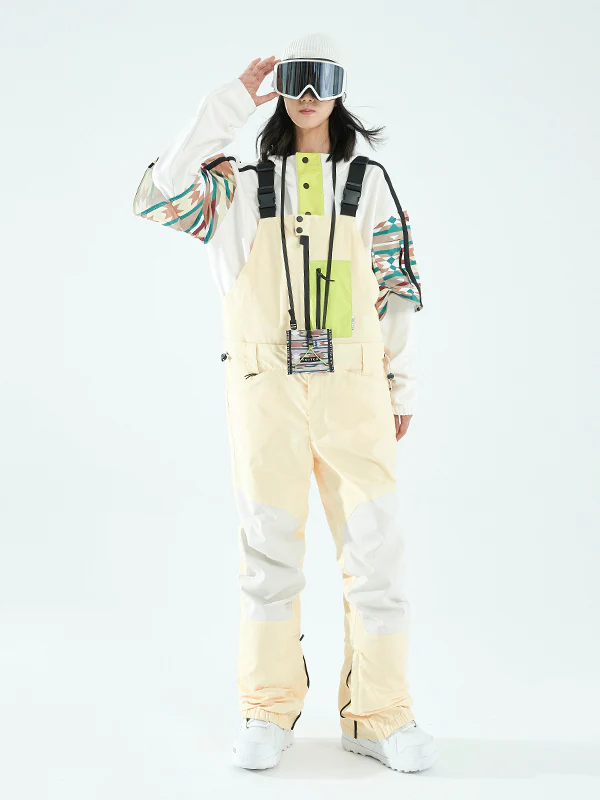 Women's Vector Winter Invitation Reflective Snow Pants Bibs - Image 4
