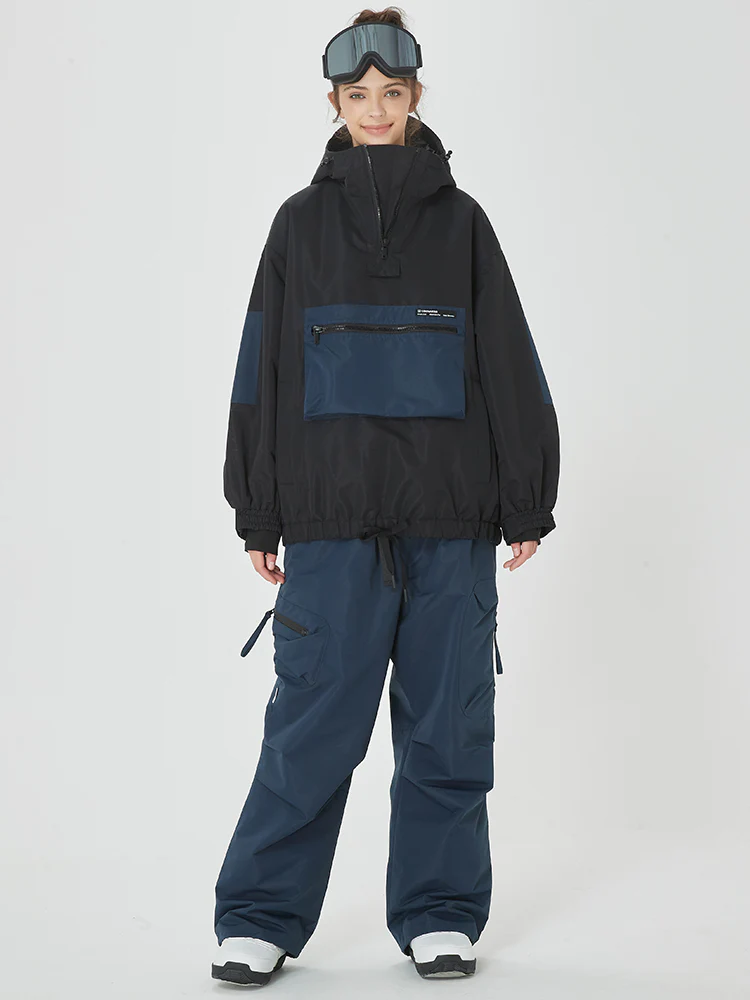 Women's Winter Bomber Snow Suit Prime Baggy Snowboard Jacket & Pants - Image 11