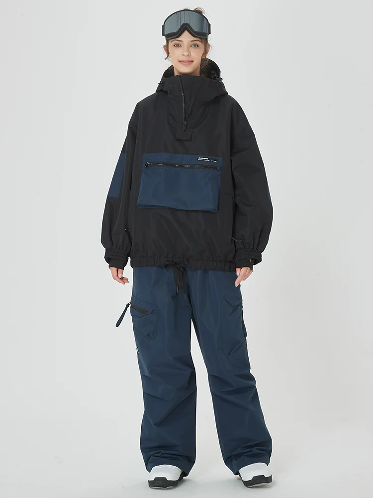 Women's Winter Bomber Snow Suit Prime Baggy Snowboard Jacket & Pants - Image 12