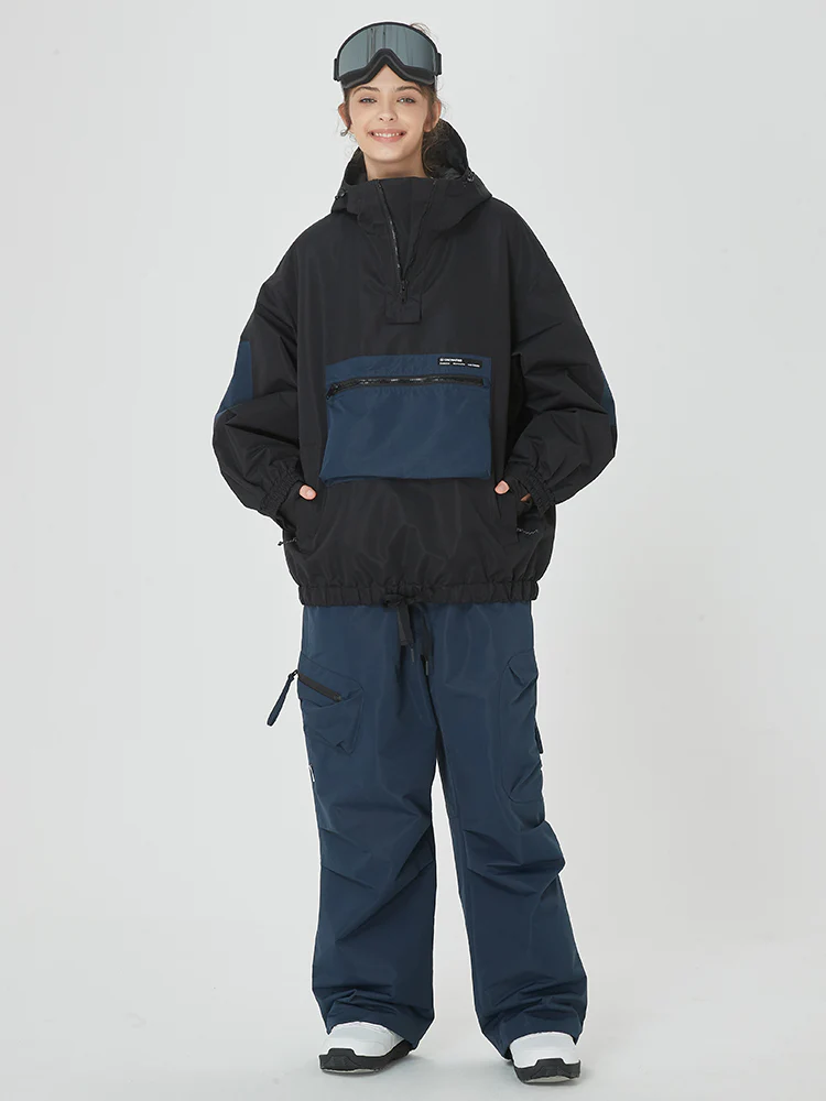 Women's Winter Bomber Snow Suit Prime Baggy Snowboard Jacket & Pants - Image 13