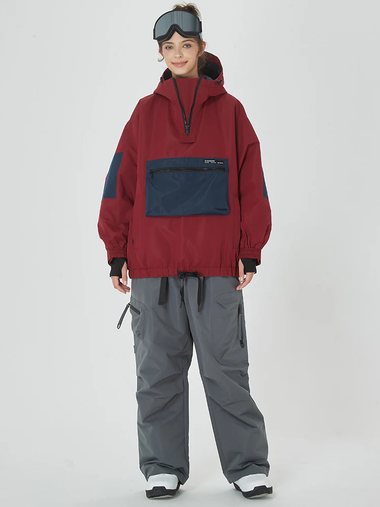 Women's Winter Bomber Snow Suit Prime Baggy Snowboard Jacket & Pants - Image 7