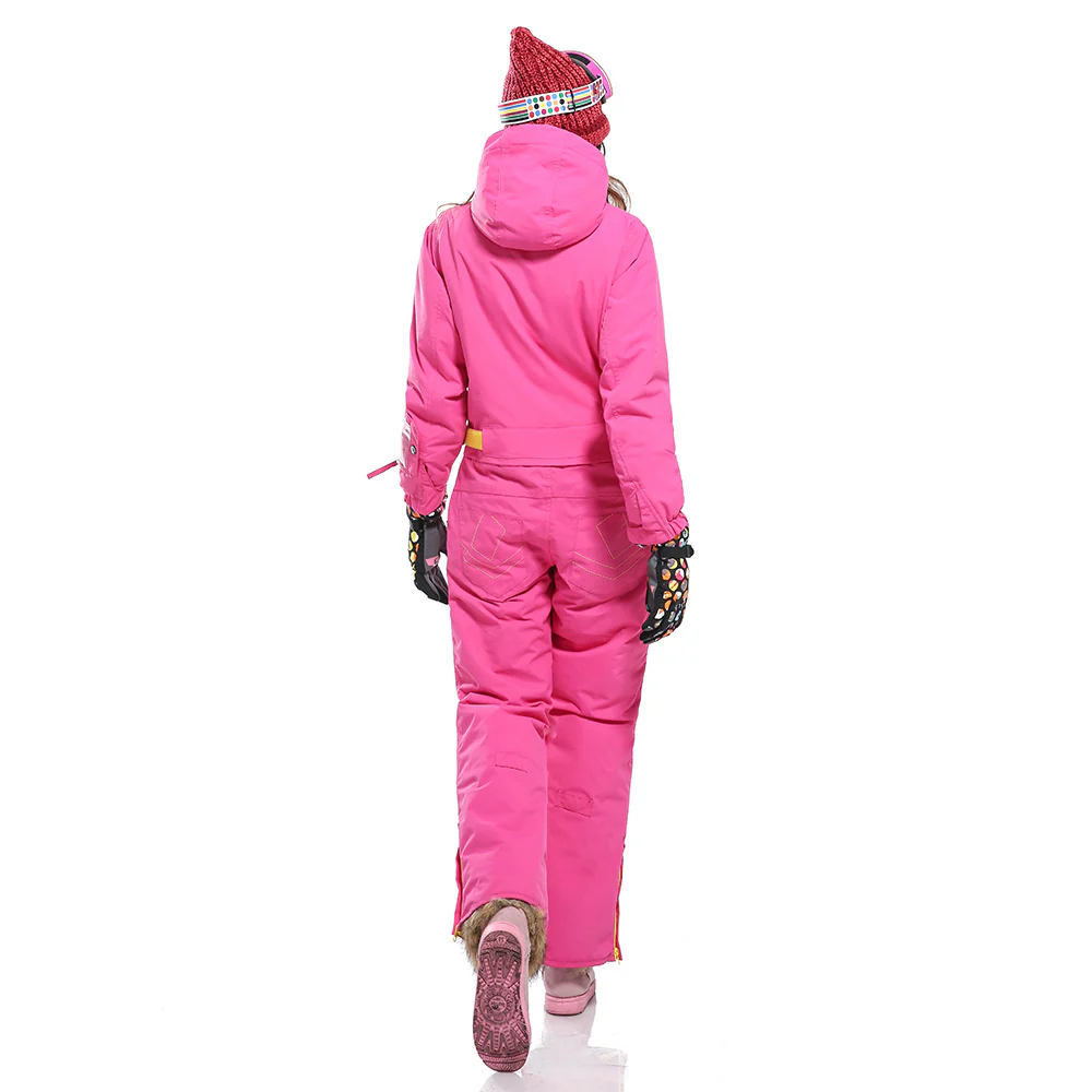 Women's Winter Fashion One Piece Ski Jumpsuit Winter Snowsuits - Image 2