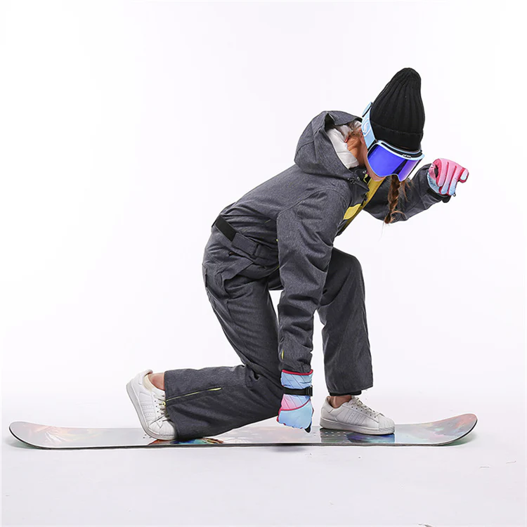 Women's Winter Fashion One Piece Ski Jumpsuit Winter Snowsuits - Image 9