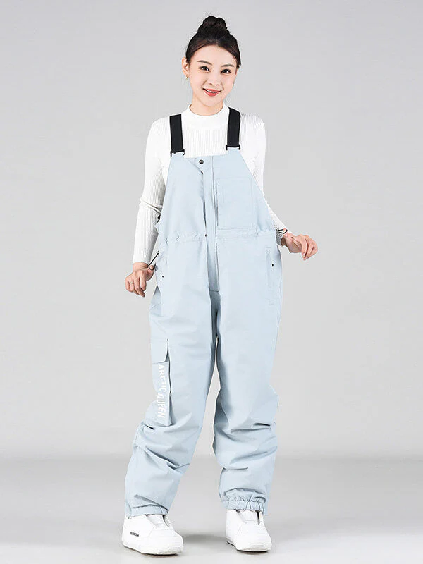 Women's Winter Slope Shredding Snowboard Pants Bibs - Image 13