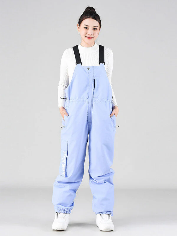 Women's Winter Slope Shredding Snowboard Pants Bibs - Image 5