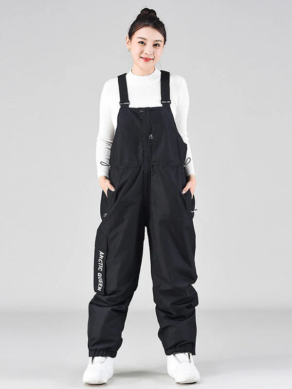 Women's Winter Slope Shredding Snowboard Pants Bibs - Image 9